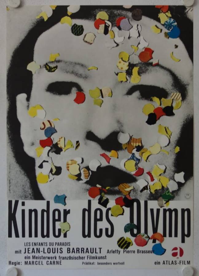 Kinder des Olymp originales deutsches Filmplakat (R60s)